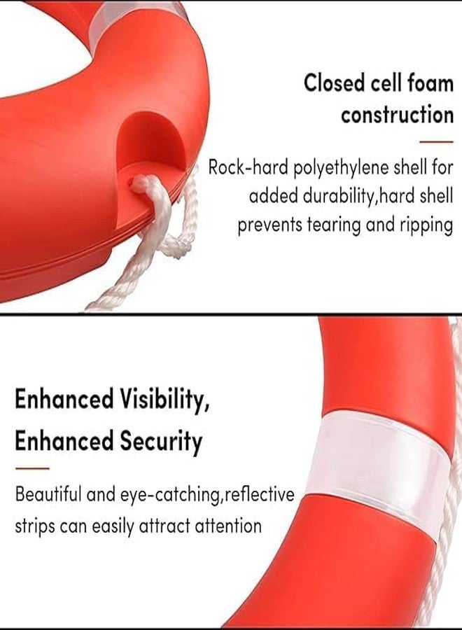 TheMujtaba Swimming Safety Tube Life Buoy Rubber Floating Ring Bracelet Buckle Buoy for Water Rescue Life Saving Rope,Pool Sea, River Sports Equipment - Image 3